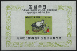 Korea 1970 - Mi-Nr. Block 305 ** - MNH - Märchen V - Corée Du Sud