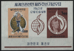 Korea 1963 - Mi-Nr. Block 183 ** - MNH - Menschenrechte - Corée Du Sud