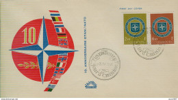 LUXEMBOURG- LUSSEMBURGO -LUXEMBOURG 1959 - " 10e ANNIVERSAIRE NATO " - NAVO