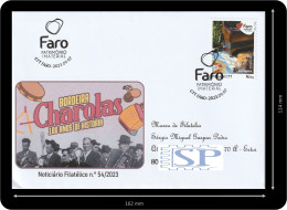 Portugal 2023 Faro Património Imaterial Festas Do Concelho De Faro Charolas De Bordeira Algarve - Postmark Collection