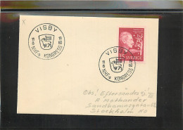 SVEZIA SVERIGE - VISBY - Lettres & Documents