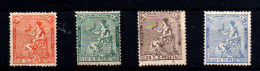 España Nº 131, 133, 135, 137. Año 1873 - Unused Stamps