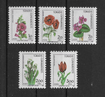 Türkei 1984 Blumen Mi.Nr. 2682/86 Kpl. Satz ** Postfrisch - Ongebruikt