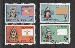 Türkei 1984 Turkvölker Mi.Nr. 2673/76 Kpl. Satz ** Postfrisch - Unused Stamps