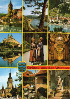 AK - Dürnstein , Melk , Wachauerinnen , Stiftskirche Melk , Steintor , Krems , Brunnenhof , Simandbrunnen - Wachau