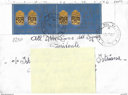 " Ori Del Museo Gregoriano Etrusco" VATICANO  2001 - € 62x2,BUSTA VIAGGIATA 2002 - POSTE CITTA DEL VATICANO Per TRIESTE - Brieven En Documenten