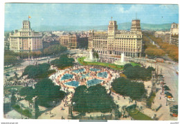 BARCELONA - PLAZA DE CATALUNA - 1961 -TRIESTE (ITALIA) - Barcelona