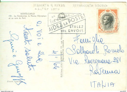 TIMBRE POSTAL, PLAQUE  - MONTECARLO 1966 - Storia Postale