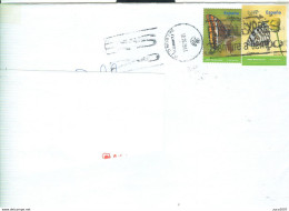 SPAGNA - STORIA POSTALE,LETTERA € 0,65+0,65 - TIMBRO POSTE  LEON - ITALIA - Briefe U. Dokumente