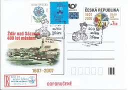 Card CDV 113 Czech Republic Zdar Nad Sazavou Anniversary 2007 Saar - Otros & Sin Clasificación