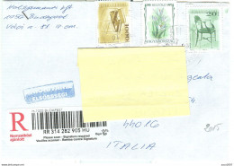 LETTERA RACCOMANDATA - TIMBRO POSTE  BUDAPEST (UNGHERIA) - ITALIA -2015 - Lettere