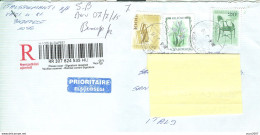 LETTERA RACCOMANDATA - TIMBRO POSTE  BUDAPEST (UNGHERIA) - ITALIA -2015 - Covers & Documents