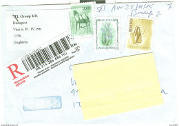 LETTERA RACCOMANDATA - TIMBRO POSTE  BUDAPEST (UNGHERIA) - ITALIA -2015 - Covers & Documents