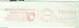 SPAGNA - ESPANA - VALENCIA - 1986 - FERRARA - ITALIA - Maschinenstempel (EMA)