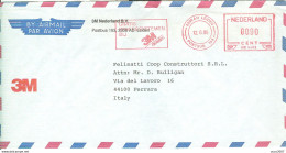 NEDERLAND - LEIDEN - 3M -1986 - FERRARA - ITALIA - Franking Machines (EMA)