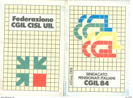 Confederazione Generale Italiana Del Lavoro (CGIL) - TESSERA 1984 - BOLOGNA - Sonstige & Ohne Zuordnung