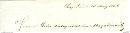 "Zug - Affoltern Am Albis - MAGADINO" -GESCHÄFTSBUCHSTABE - UNTERNEHMEN GEBRUDER SIEBLER - 1856 - - Cartas & Documentos