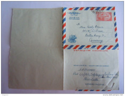 India Inde Aerogramme Postal Stationery Rhino 85 P 1971 New Delhi  To Dulmen West Germany - Luchtpostbladen