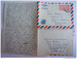 India Inde Aerogramme Postal Stationery Rhino 85 P 1971 Ramachandrapuram To Praha Czechoslovakia - Luchtpostbladen