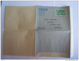 India Inde Aerogramme Postal Stationery  50 NP 1958 Kalimpong To London - Luchtpostbladen