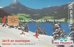 F731B  10/1997 - SKI FRANCE - 50 SO3 TG2 - (verso : N° Impacts Sur La 2ème Ligne - Deux Lignes Vers La Droite) - 1997