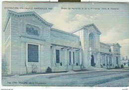 Marseille, Exposition Coloniale 1922, Palais De Marseille Et De La Provence,N/V - Ausstellungen