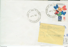 FRODE POSTALE - AIAS £.500, TARIFFA ASSOLTA CON CHIUDILETTERA,1989-TIMBRO POSTE LUGAGNANO (VERONA), NON TASSATA - Varietà E Curiosità