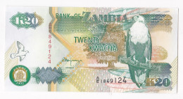 Zambia 20 Kwacha 1992, N° A/E 1849124, UNC   - Sambia