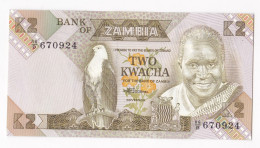 Zambia 2 Kwacha ND ( 1980-1988), N°86/B 670924, UNC   - Zambie