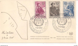 BELGIO - FDC REFUGEES 1960 , - 1951-1960