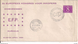 SCHEVENINGEN,KURHAUS - TIMBRO POSTE TARGHETTA "EFP",1960 - Cartas & Documentos