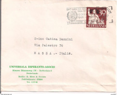 ROTTERDAM - TIMBRO POSTE TARGHETTA" ONU "  1963, ITALIA - Lettres & Documents