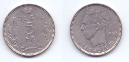 Belgium 5 Francs 1936 (legend In Dutch) Pos. A - 5 Francs
