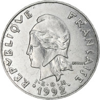Monnaie, Nouvelle-Calédonie, 20 Francs, 1992, SPL, Nickel - Otros & Sin Clasificación