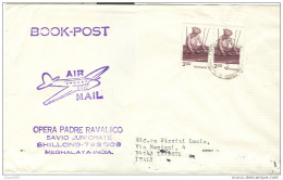 INDIA 200+200, LETTERA VIAGGIATA  1990, STAMPE  AIR-MAIL, PER ITALIA TRIESTE, - Brieven En Documenten