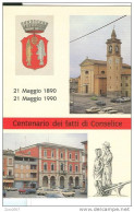 CONSELICE, RAVENNA, MOTI OPERAI, CENTENARIO 1990,  ANNULLO POSTALE FIGURATO SU CARTOLINA DEDICATA, 1890-1990, - Labor Unions