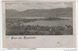 Gruss Aus Rapperswil - POSTCARD, BLACK AND WHITE, NEW, SMALL SIZE 9 X 14, - Rapperswil-Jona