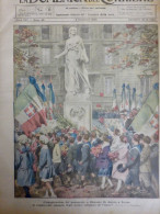 1923 TURIN MONUMENT EDMONDO DE AMICIS 1 JOURNAL ANCIEN - Non Classés