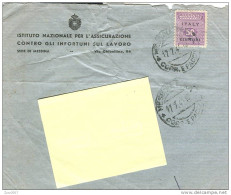 ALLIED MILITARY POPSTAGE - ITALY  Cent. 50- SU BUSTA VIAGGIATA  1944 DA MESSINA  PER CATANIA - - Occ. Anglo-américaine: Sicile