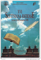XVI -  SETTIMANA ESTENSE - 1999 - 35` PREMIO ESTENSE -CAMERA DI COMMERCIO INDUSTRIA E AGRICOLTURA  - FERRARA - Manifestazioni