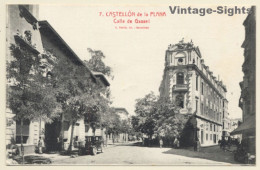 Castellón De La Plana / Spain: Calle De Gasset (Vintage PC 1932) - Castellón