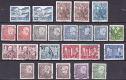 SE212C – SUEDE – SWEDEN – 1961 YEAR SET – MI 467/78 USED 10,30 € - Usati