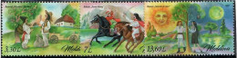 Moldova 2023 . Masterpieces Of Romanian Folklore (Horses) . 3v. - Moldavië