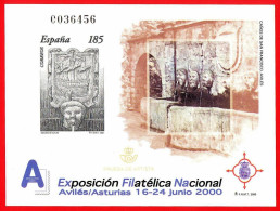 España. Spain. 2000. PO. EXFILNA '2000. Aviles. Asturias - Blocs & Hojas