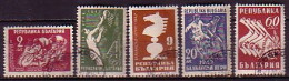 BULGARIA - 1947 - Balkan Games - Mi 606/610 - Used - Used Stamps