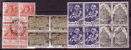 BULGARIA - 1946 - 50ans De La Caisse D'epargne - Mi 524/27 Bl De 4 Used - Used Stamps