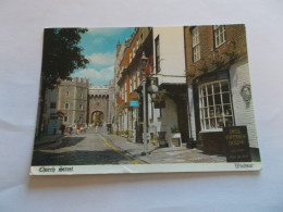 WINDSOR  BERKSHIRE  ( ENGLAND ANGLETERRE ) CHURCH  STREET  ANIMEES  COMMERCES - Windsor Castle