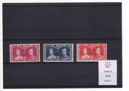 NEW ZELAND 1937 N°269-71 MNH - Unused Stamps
