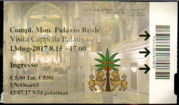 # Tiket - Palermo - Visita Cappella Palatina - Compl. Mon. Palazzo Reale - Tickets D'entrée