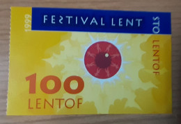 SLOVENIA 100 Lentof 1999 LENT Festival Maribor Coupon Bon Voucher UNC - Slovenia